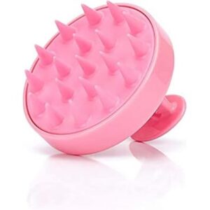 rosarden soft silicone bristles anti dandruff scalp exfoliator brush for wet and dry hair random col 26.38